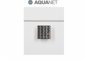 AQUANET, Комплект для ванной Aquanet Мадонна 120 Черный (Swarovski) 