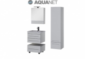 AQUANET, Комплект для ванной Aquanet Верона 75 Белый подвесной 