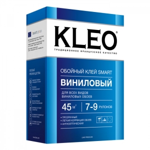  KLEO, Клей KLEO Smart Виниловый Line Premium  для всех видов виниловых обоев 3-4 рул  - купить с доставкой по Москве - Интернет магазин smkimshop.ru