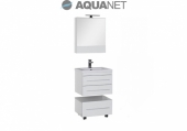 AQUANET, Комплект для ванной Aquanet Верона 75 Белый подвесной 