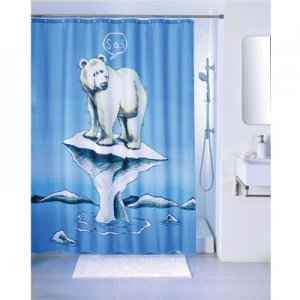 Шторы для ванной,  IDDIS, Штора для ванной Iddis Polar Bear - купить с доставкой по Москве - Интернет магазин smkimshop.ru